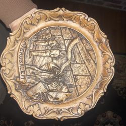 Carved Wood plaque
