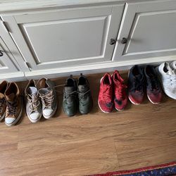 Men’s sneakers converse Nike adidas -Over a 200.00 value& 115 Pc Clothing 