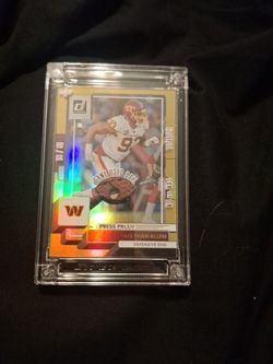 2025 Jersey Fusion Game Dated - Game Used Ball Relic (Gold Press Proof Serial# 18/51) Jonathan Allen