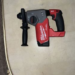 Milwaukee M18 Fuel 18v Brushless 1 in. SDS Rotary Hammer Used Normal Wear Works Perfect Tool Only 