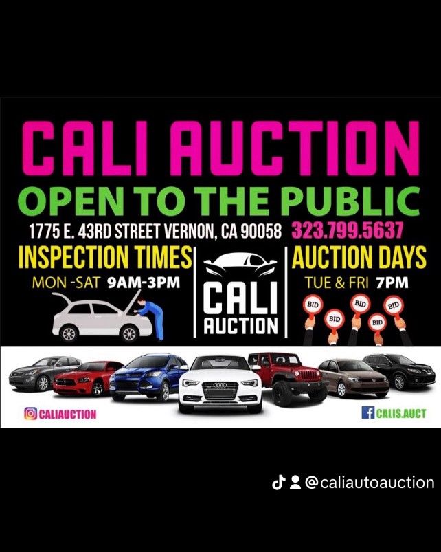 Public  Auction Every Tuesday And Friday 7pm 