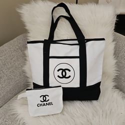 Canvas Totebag With Pouch 