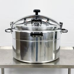 100 QT Largest Commercial Aluminum Pressure Cooker