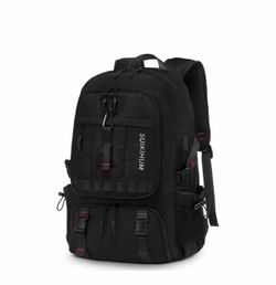 Travel Backpack 35L TSA Approved Carry on Backpack with Shoe Compartment & Wet/Dry Separation, Laptop Bag Fits 18.4 Inch Computer, Water Resistant Bac