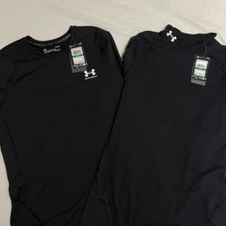 Under Armour ColdGear Compression Shirts (2-Pack) – Brand New – Size Large