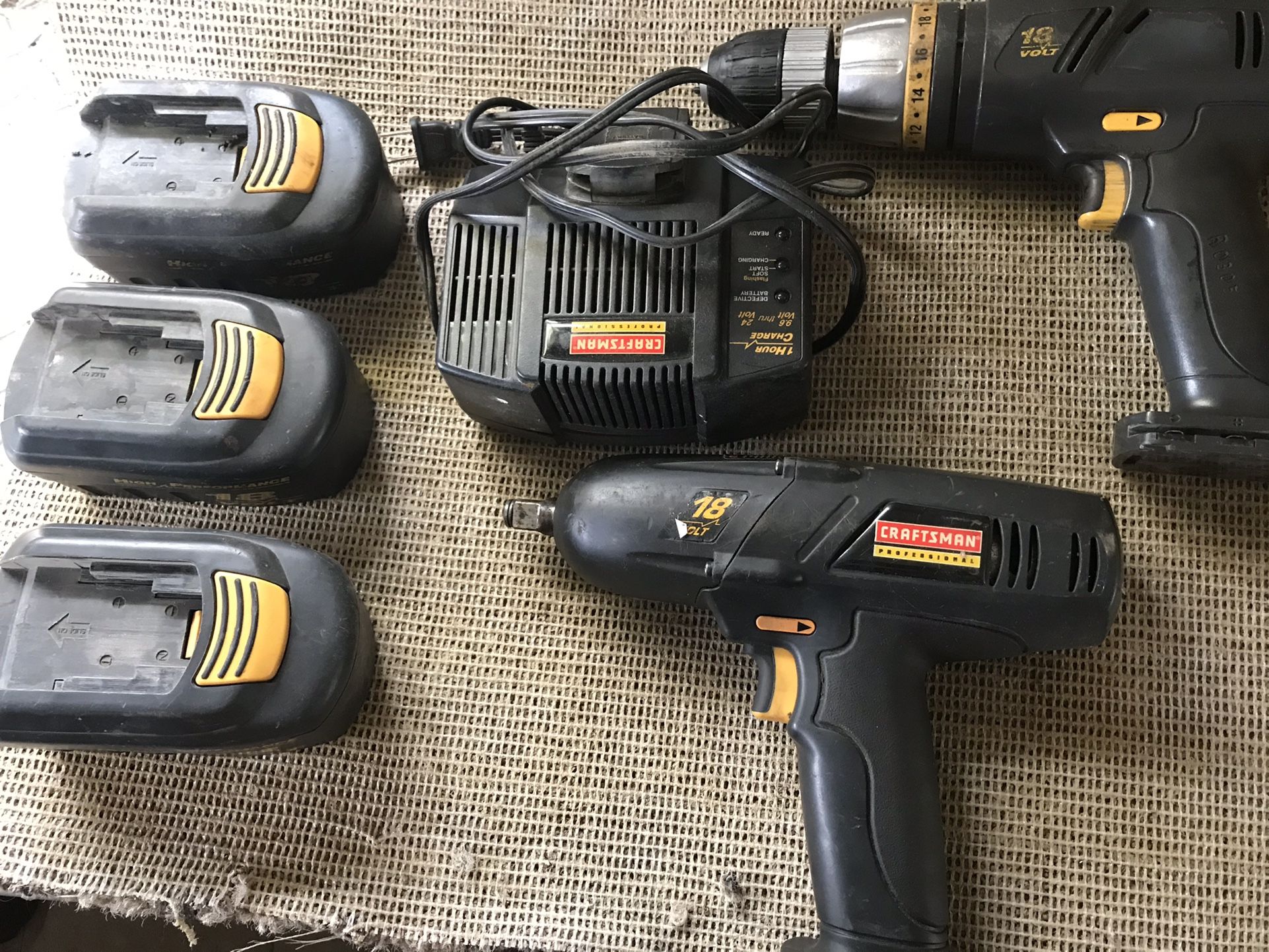 Craftsman 18 Volt Drill And 1/2 Inch Impact 