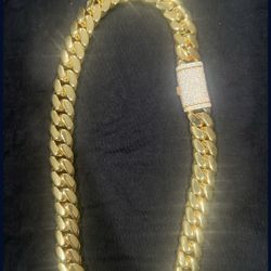 18mm 14k Cuban Link