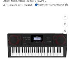 Casio Keyboard With Stand And Pedal 