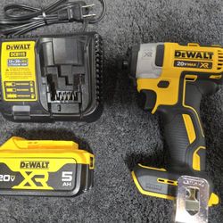  

Dewalt Impact DCF887 20 Volt Max + 5AH Battery + Charger