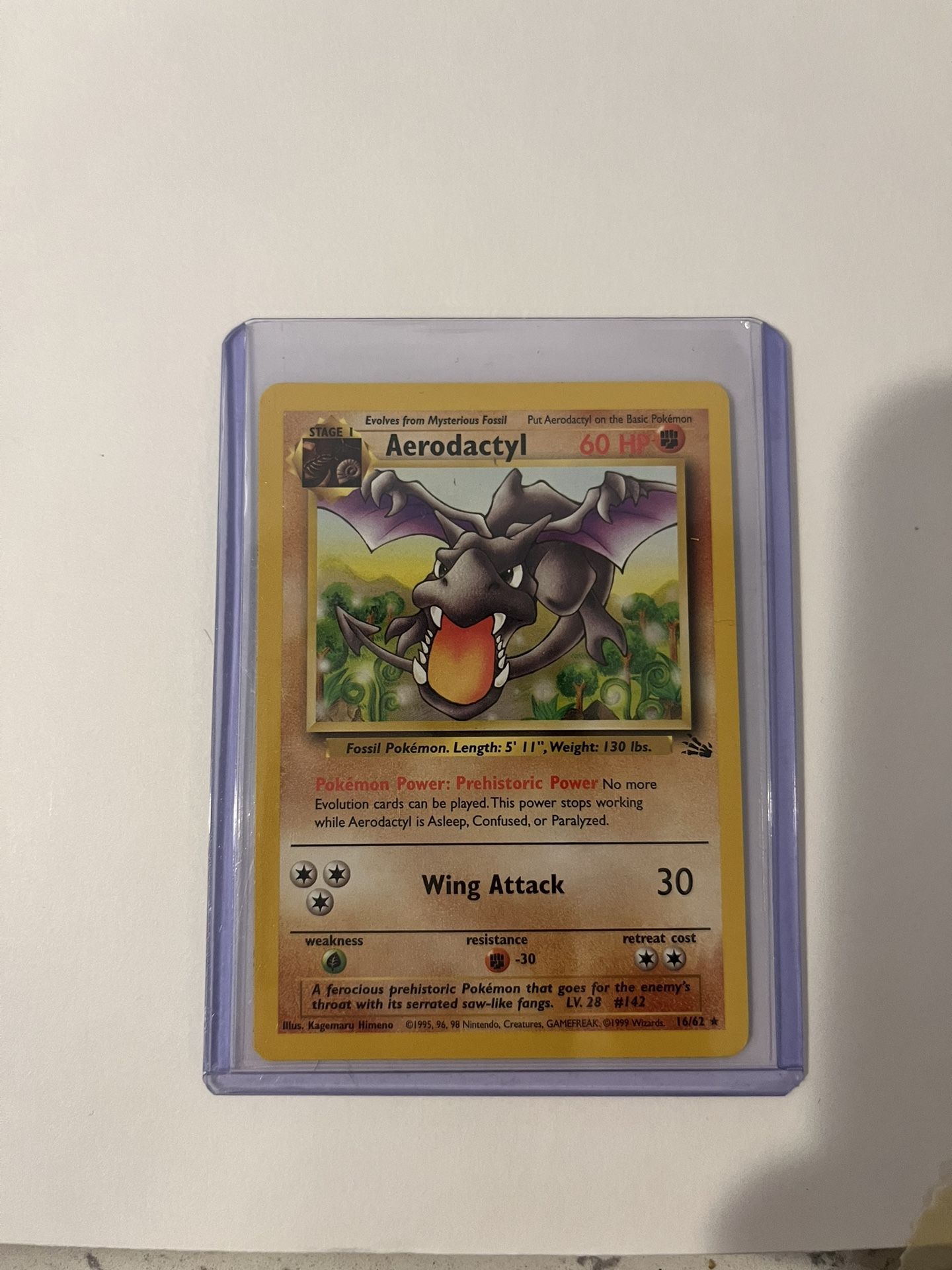 16/62 Aerodactyl Rare “Fossil” Nr. Mint – Mint – PokemonCardShop