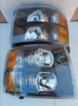 07-13 Chevrolet Silverado Headlights Luces Micas Calaveras Faros Faroles Focos Chevy