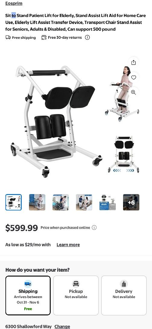 Sit to Stand Patient Lift for Elderly