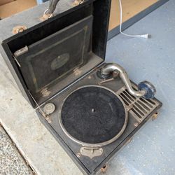 Antique Silvertone Record Player