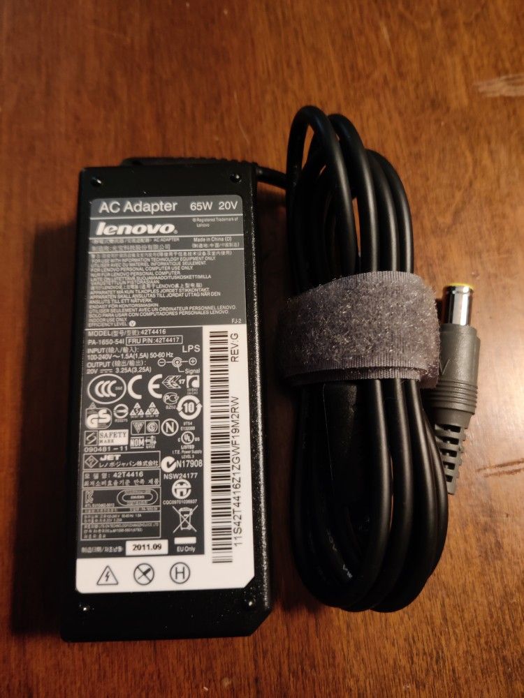 Lenovo AC Power Adapter 65W 20V 42T4416