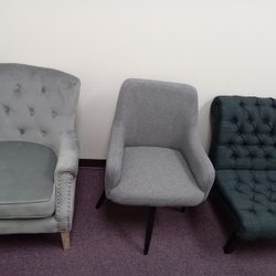 3 Accent Chairs Available 