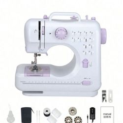 505 Multi-Functional Electric Sewing Machine, Desktop Household Portable Mini Sewing Machine