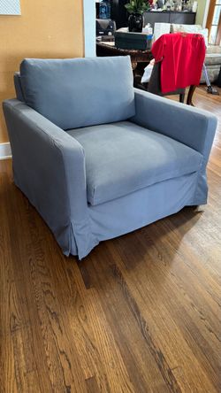 World Market Slipcover sofa chair