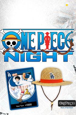 One piece Dodger Card and Hat