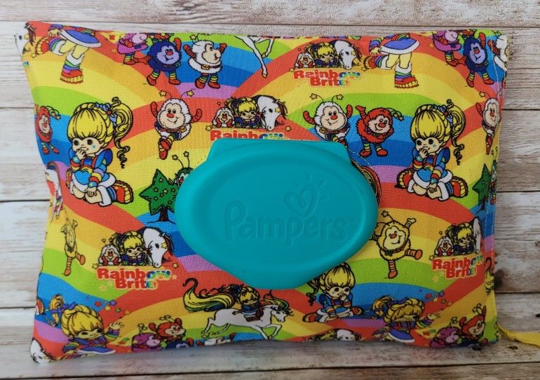 Rainbow Brite Pampers Wipes Cover