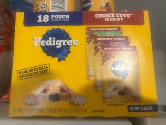 Pedigree Choice Cuts Premium Dog Food Pouches 18 ct