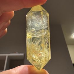 Polished Citrine Point Crystal