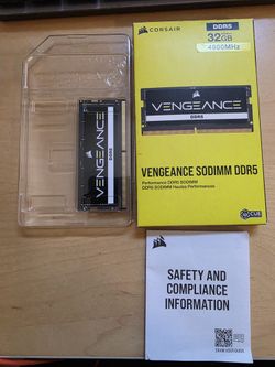 Corsair VENGEANCE DDR5 MEMORY RAM 32gb 4800MHZ