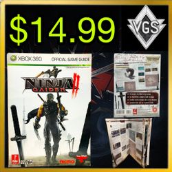 *RETRO* Ninja Gaiden II Official Game Guide – Xbox 360 Prima Games