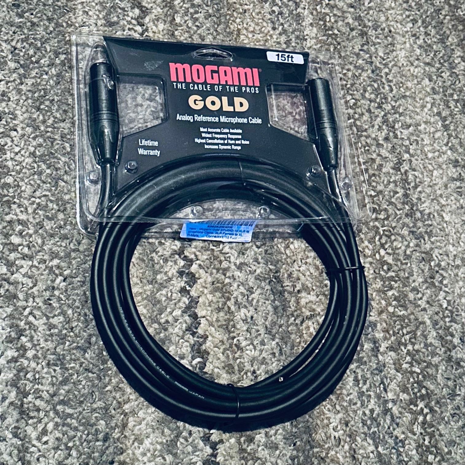 Mogami Gold XLR Microphone Cable