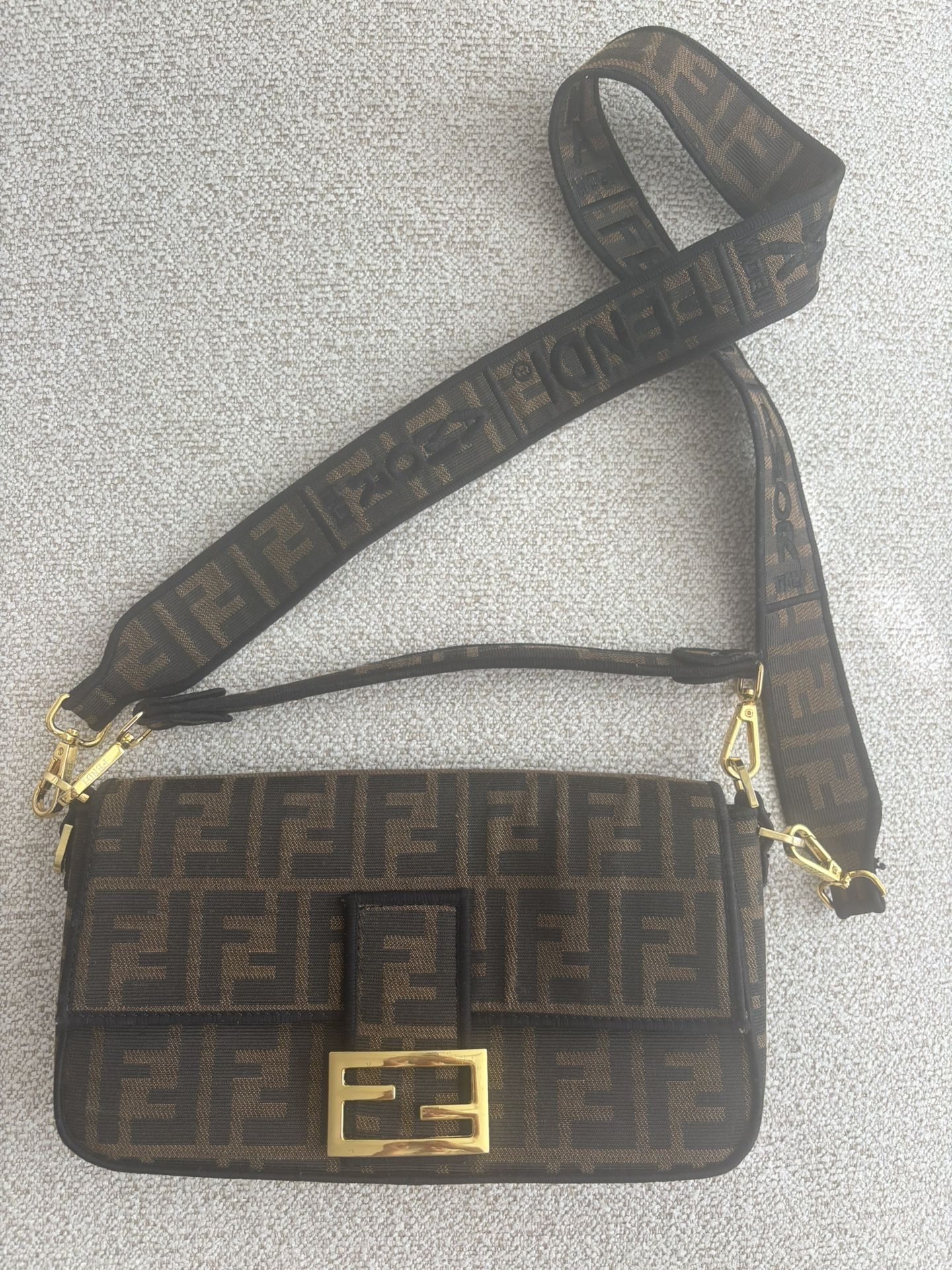 Brown And Black Bag