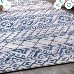 🍊🍊R70#26 $75 8'x10" Rectangle
Loomed Trellis Area Rug White
-JONATHAN Y7