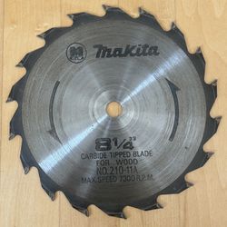 Makita 8 1/4" Carbide Tipped Blade