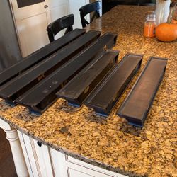 Shelves (3) 42x4  and (3)  24x4