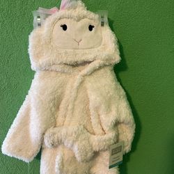 Baby Girl Hooded Bathrope 