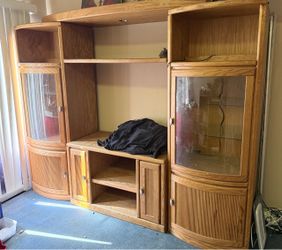 Free wood Pier wall unit