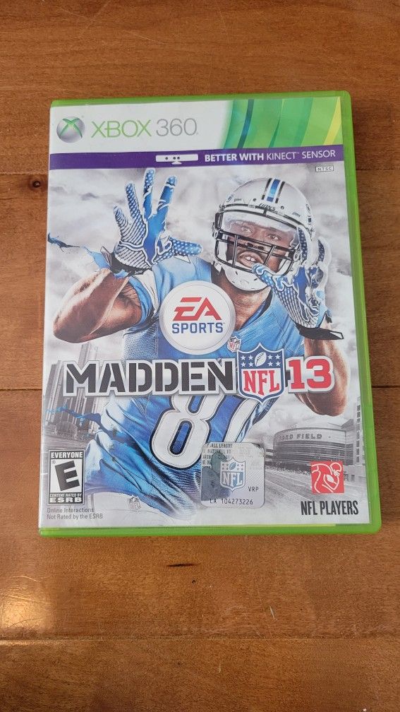 Xbox 360 Madden NFL 13