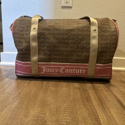 Vintage Y2k Juicy Couture Los Angeles California Duffel Bag Good For Travel