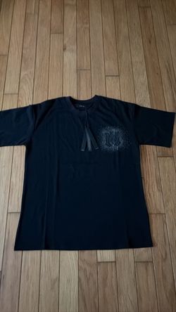 Amiri Black MA Logo Crystal T-Shirt
