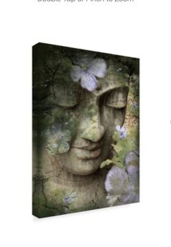 New!✨. 32x24 Buddha canvas wall art.
