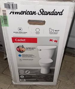 Cadet 10 in. Antimicrobial 2-Piece 1.28 GPF Single Flush Chair Height Round Toilet with Slow Close Seat