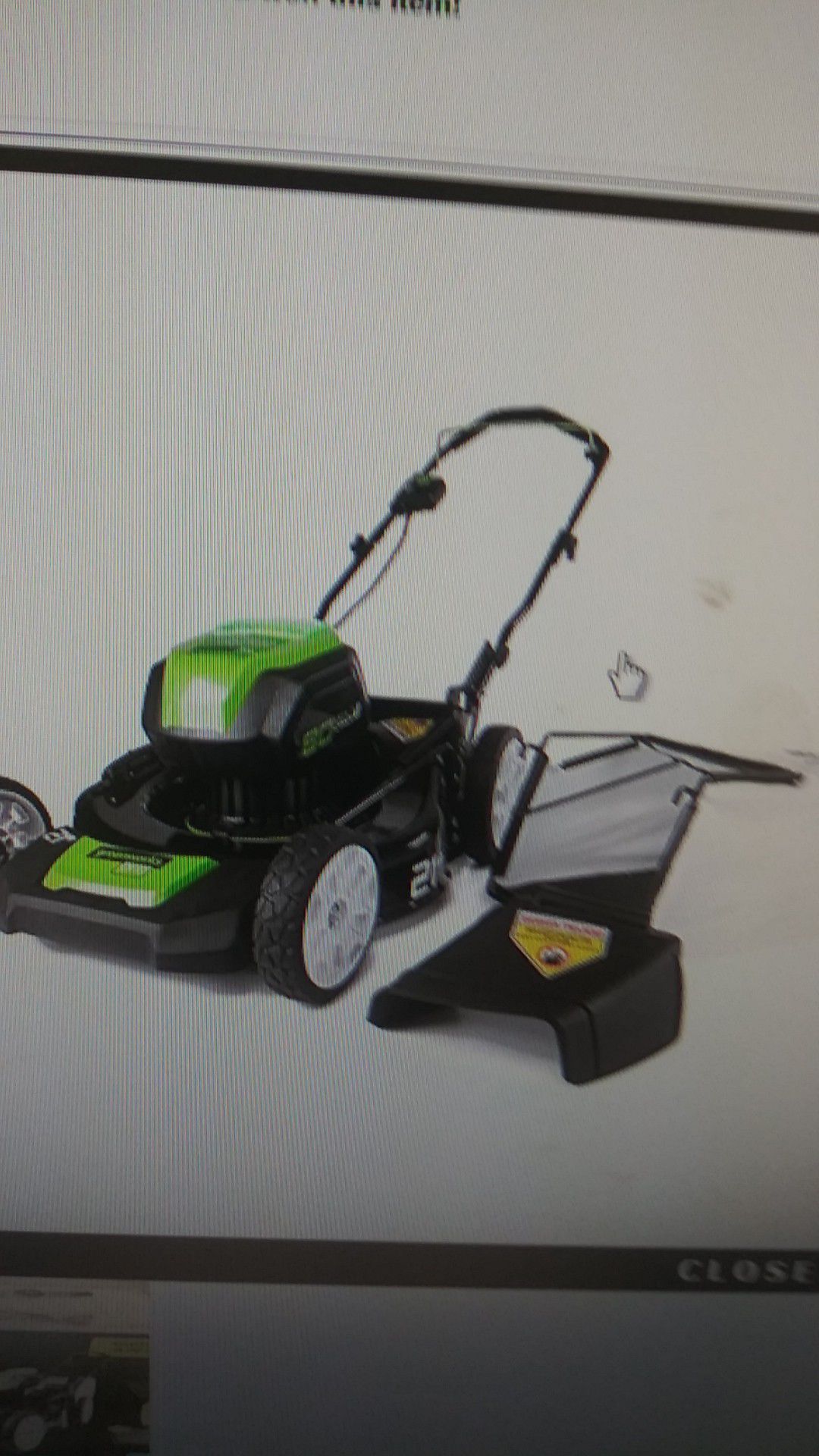 Greenwood Pro 80v 21-in Cordless Lawn Mower w/Battery