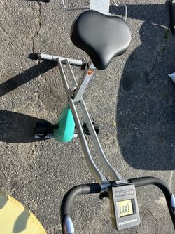 $90 ProForm Folding X-Bike Elite – Preowned, Compact Indoor Exercise Bike w/ Adjustable Resistance