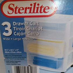 Three Drawer Cart