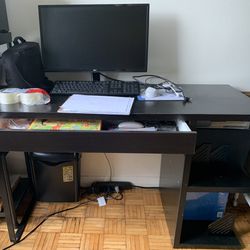 IKEA office Desk With Drawer And Cube Storage
