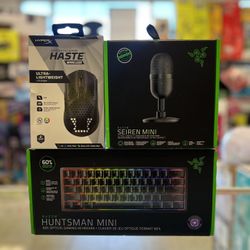 Gaming Bundle (Gaming Keyboard, Gaming Mouse, Gaming Mic) 