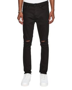 Ksubi Black Knee Slit 33