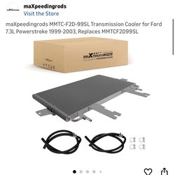 maXpeedingrods MMTC-F2D-99SL Transmission Cooler for Ford 7.3L Powerstroke 1(contact info removed), Replaces MMTCF2D99SL