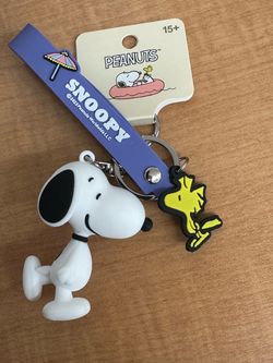 Snoopy and Woodstock Keychain