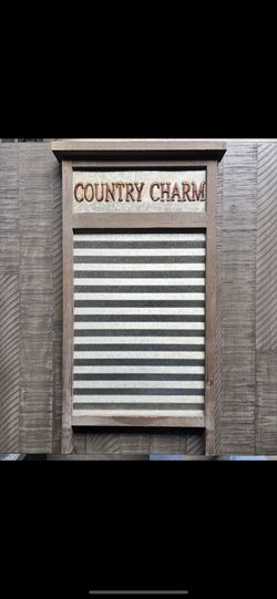 Country Charm Washboard