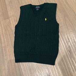 Polo Ralph Lauren Green Sweater Best Size 7 Boys