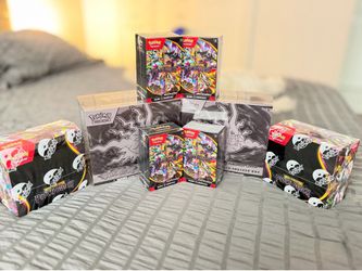 Pokemon pitch black ETB's, Boosters and display boxes